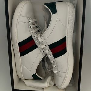White Gucci Ace sneakers